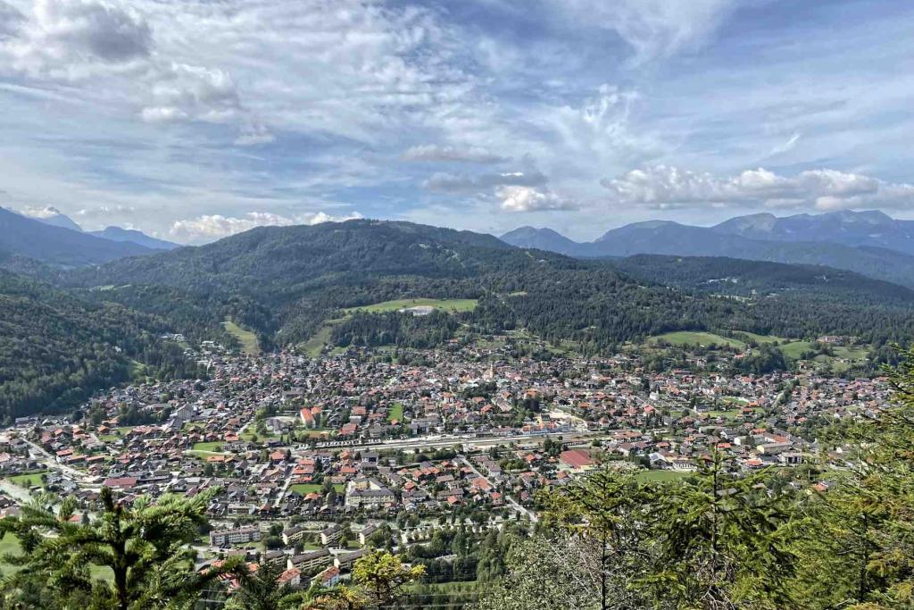 Leitersteig Blick Mittenwald
