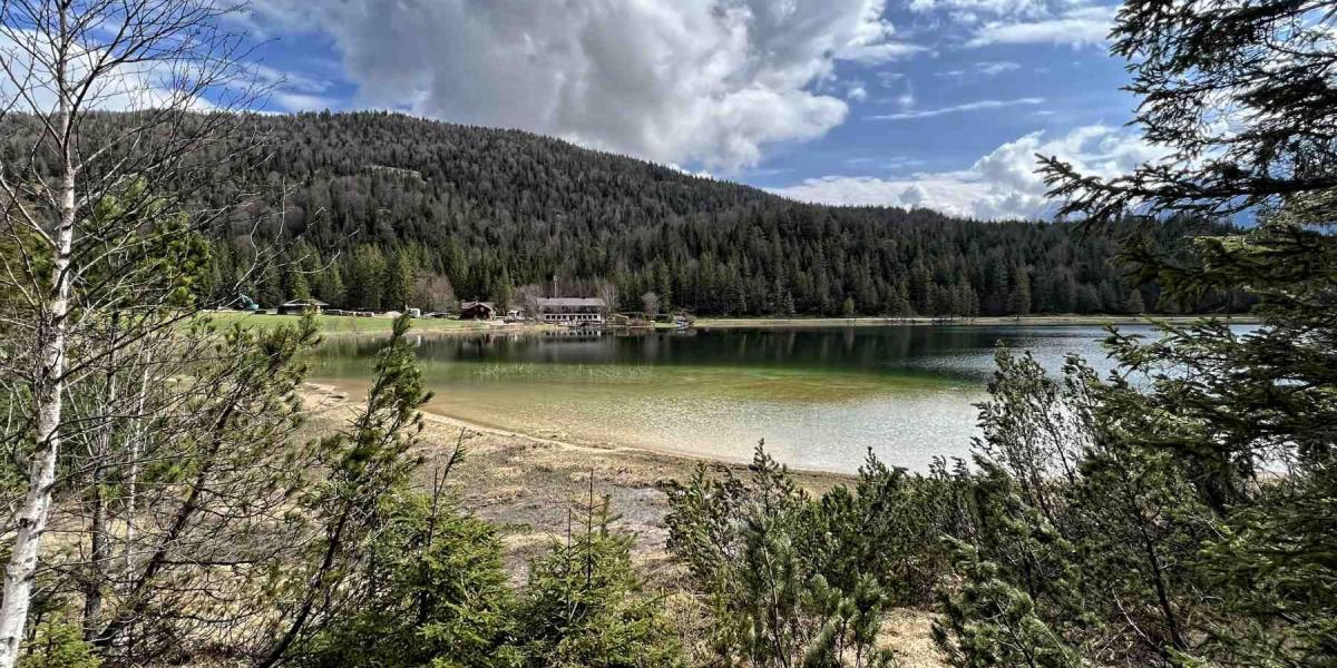 Mittenwald Ferchensee Blick Kranzberg