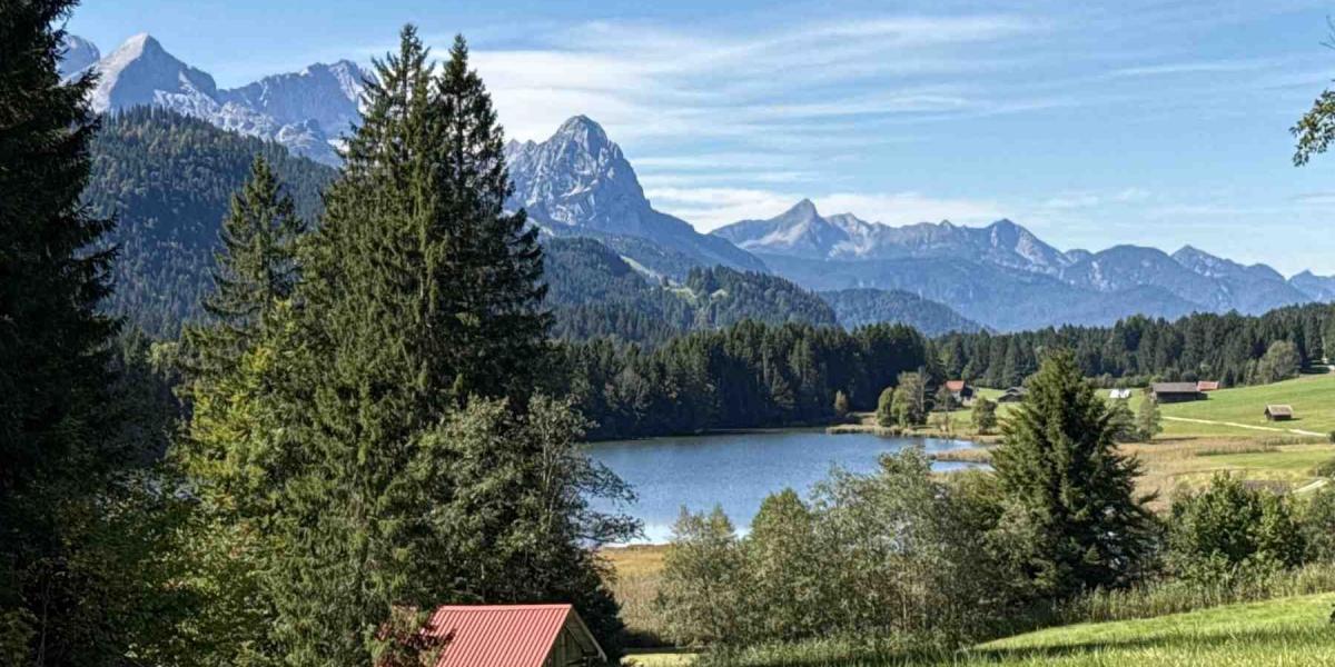 Geroldsee mit Zugspitzmassiv